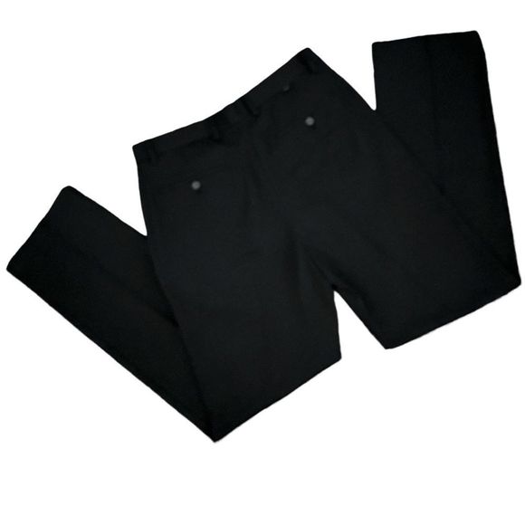 GREG NORMAN GOLF PANTS | DRESS PANT | BUSINESS PANT | CHINOS | BLACK | 34/34 - Picture 4 of 10